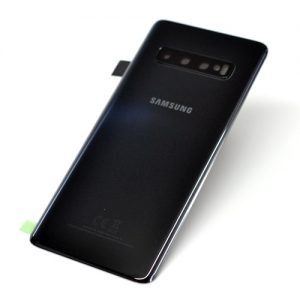 Samsung Galaxy S10 (G973F) batériový zadný kryt so sklíčkom fotoaparátu OEM (EU version) čierny