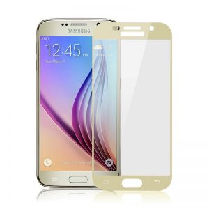 KINGMAS ochranné tvrdené sklo 5D Full Glue - Samsung Galaxy A5 2017 zlat- GA00076E