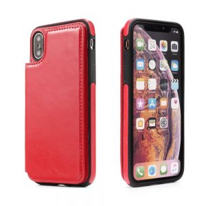 Puzdro Forcell Wallet Case - iPhone XS Max červené