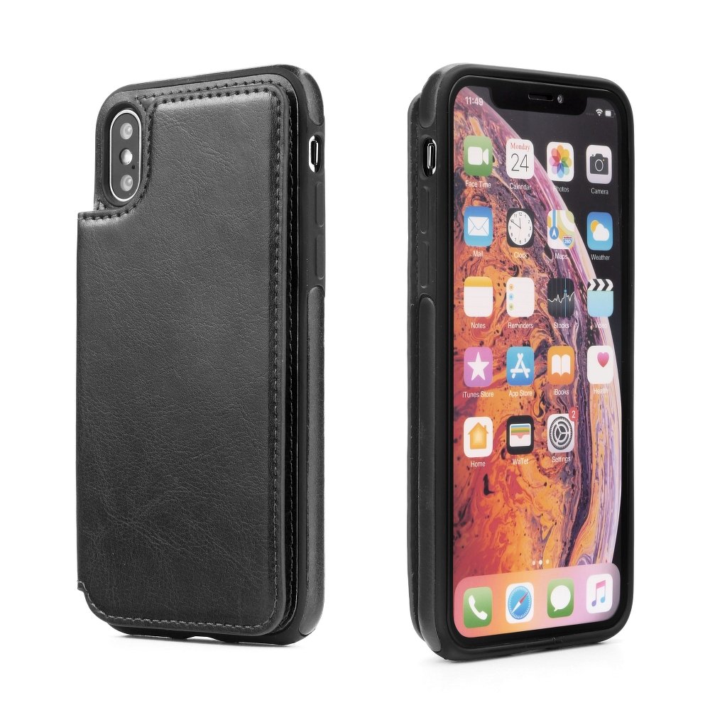 Puzdro Forcell Wallet Case - iPhone XS Max čierne