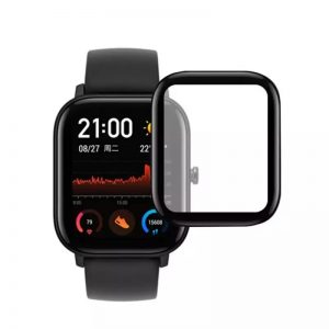 KINGMAS keramické ochranné tvrdené sklo 5D Flexible Amazfit GTS čierne GA00087E