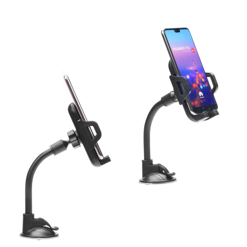 Forcell Bracket držiak do auta na okno so 17cm ramenom čierny – Obrázok 4