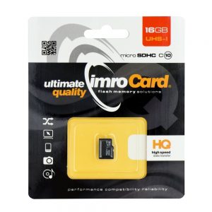 Pamäťová karta micro SDHC Imro 16GB class 10 bez adaptéra