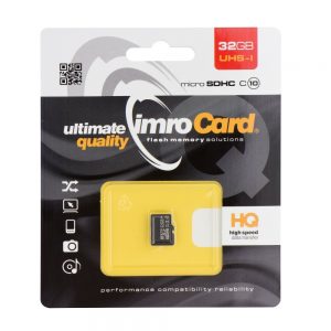 Pamäťová karta micro SDHC Imro 32GB class 10 bez adaptéra