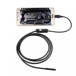 Endoskopová Waterproof kamera micro USB pre Android a PC s príslušenstvom 2m čierna