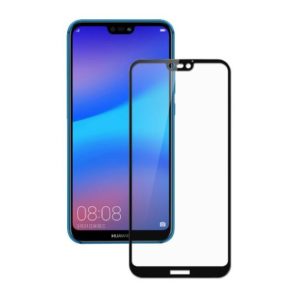 HARD Full Glue 2.5D ochranné tvrdené sklo - Huawei P20 Lite čierne #00002089