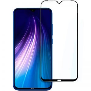 HARD Full Glue 5D ochranné tvrdené sklo - Xiaomi RedMi Note 8T čierne #00002092