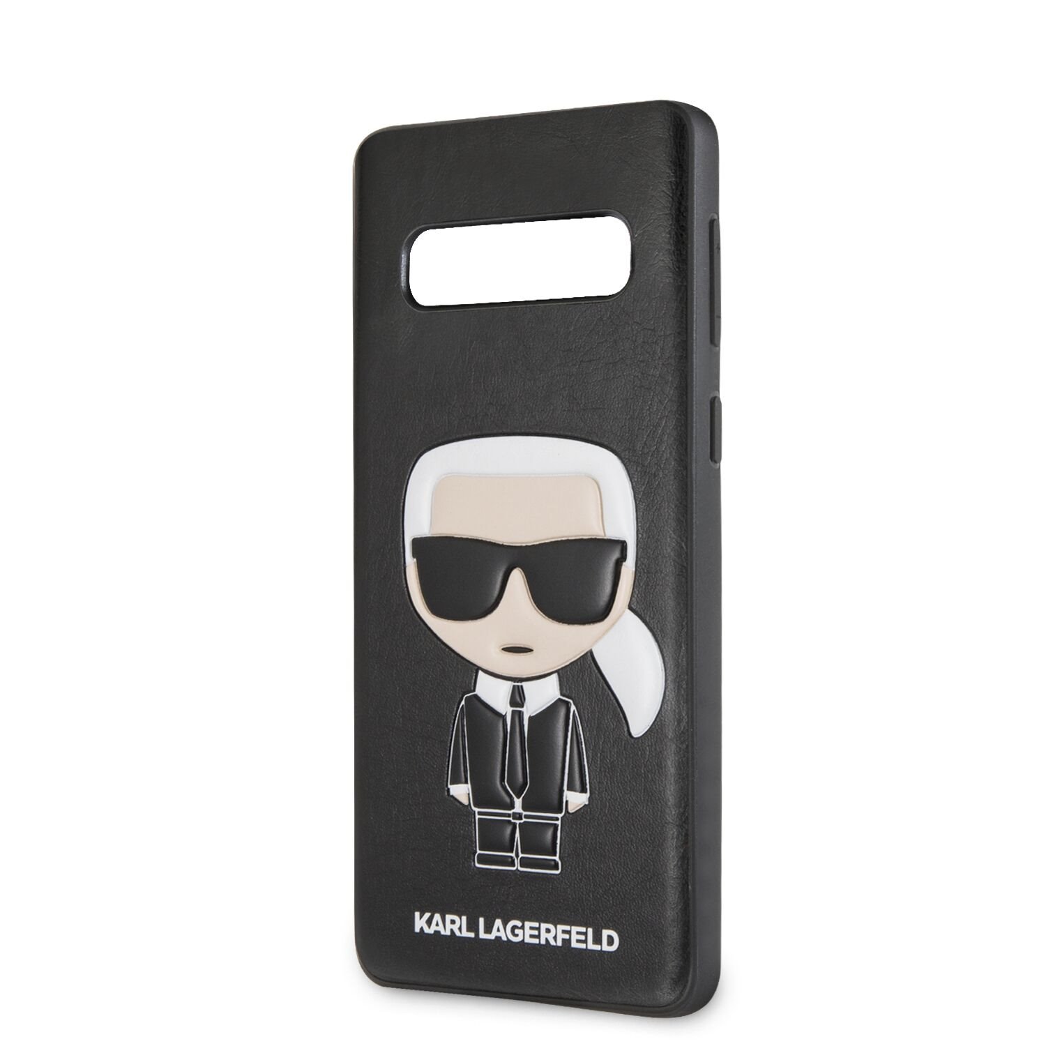 Puzdro Karl Lagerfeld Ikonik KLHCS10IKPUBK Samsung Galaxy S10 čierne