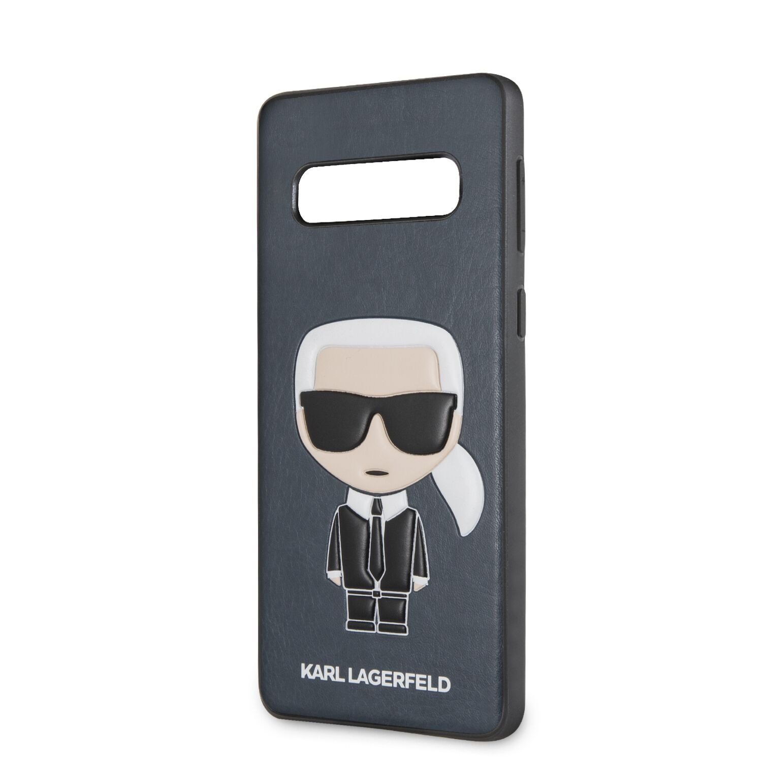 Puzdro Karl Lagerfeld Ikonik KLHCS10IKPUBL Samsung Galaxy S10 modré