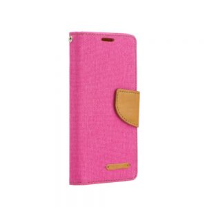 Knižkové puzdro Canvas Book – Samsung Galaxy S23 FE ružovo-hnedé