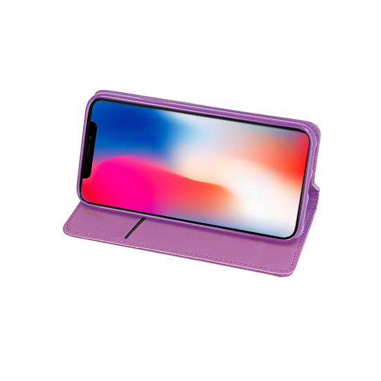 Knižkové puzdro TEL1 Smart Book MAGNET - Samsung Galaxy S10 Plus fialové – Obrázok 2