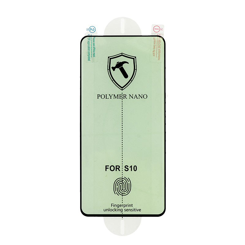 Keramické ochranné tvrdené sklo Polymer Nano Hybrid Glass - Samsung Galaxy S8 čierne #00002215 – Obrázok 2