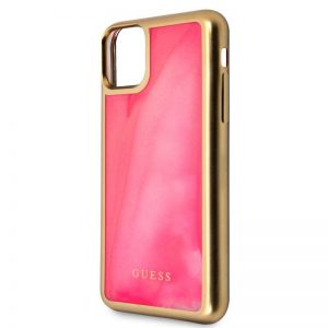 Puzdro Guess Glow In The Dark iPhone 11 Pro ružové
