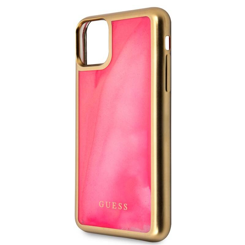 Puzdro Guess Glow In The Dark iPhone 11 Pro ružové
