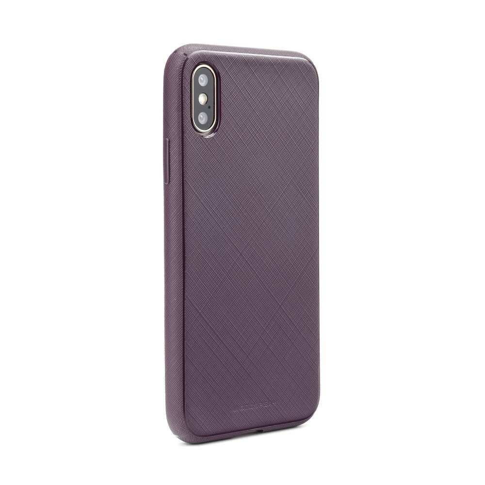 Puzdro Mercury Style Lux - iPhone 5/5S/SE fialové