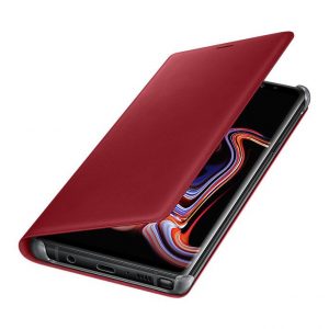 Knižkové puzdro Samsung EF-WN960LRE Leather Wallet Cover Galaxy Note 9 červené
