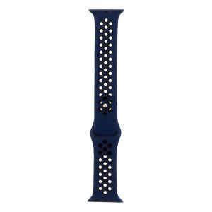 Silikónový remienok Tactical 148 Double Apple Watch 41/40/38mm modro-čierny #00002410