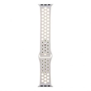 Silikónový remienok Tactical 136 Double Apple Watch 45/44/42mm sivo-biely #00002534