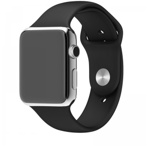 Silikónový remienok Tactical 488 Apple Watch 45/44/42mm čierny #00002406