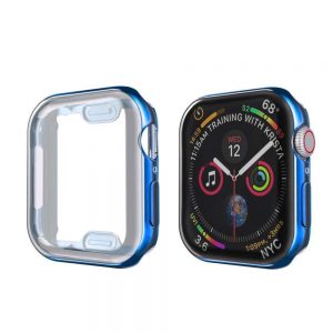 KINGMAS puzdro 360 Slim Apple Watch Series 4/5/6/SE 40mm modrý rám CA00105E