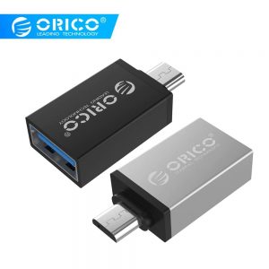 Redukcia ORICO OTG USB – micro USB čierna
