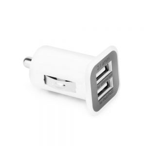 Autonabíjačka QWE CC-YSS 2x USB 2.1A biela