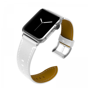 Kožený remienok Tactical 029 Color Apple Watch 45/44/42mm biely #00002471