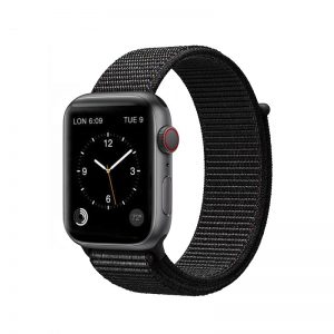 Nylonový remienok COTEetCI pre Apple Watch 45/44/42mm čierny #00002617