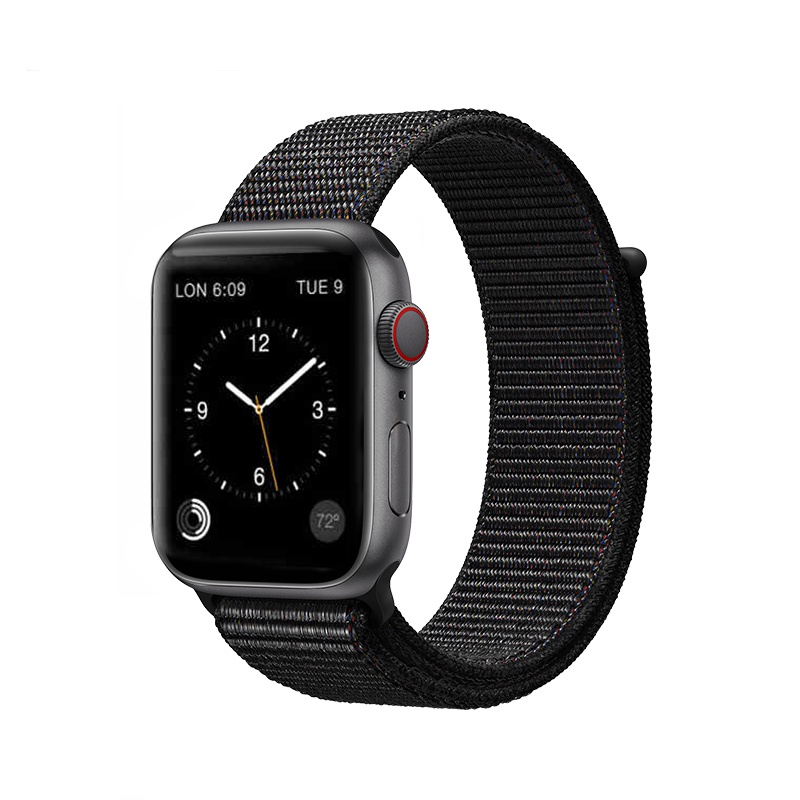 Nylonový remienok COTEetCI pre Apple Watch 45/44/42mm čierny #00002617