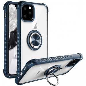 Puzdro Anti-Fall Ring iPhone 11 modré