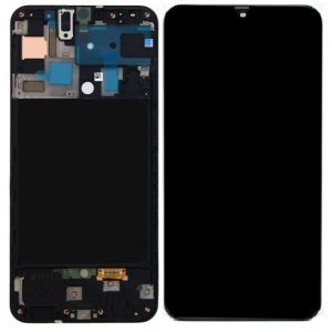 Samsung Galaxy A40 (A405F) – Originál LCD displej a dotyková plocha s rámom čierny (Service Pack)
