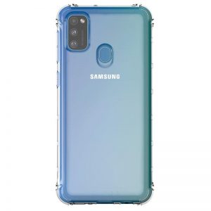 Puzdro Protective Samsung GP-FPM215KDATW Galaxy M21 transparentné