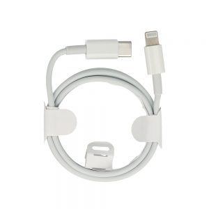 Dátový kabel iPhone Type C - Lightning s podporou Fast Charge 1m biely