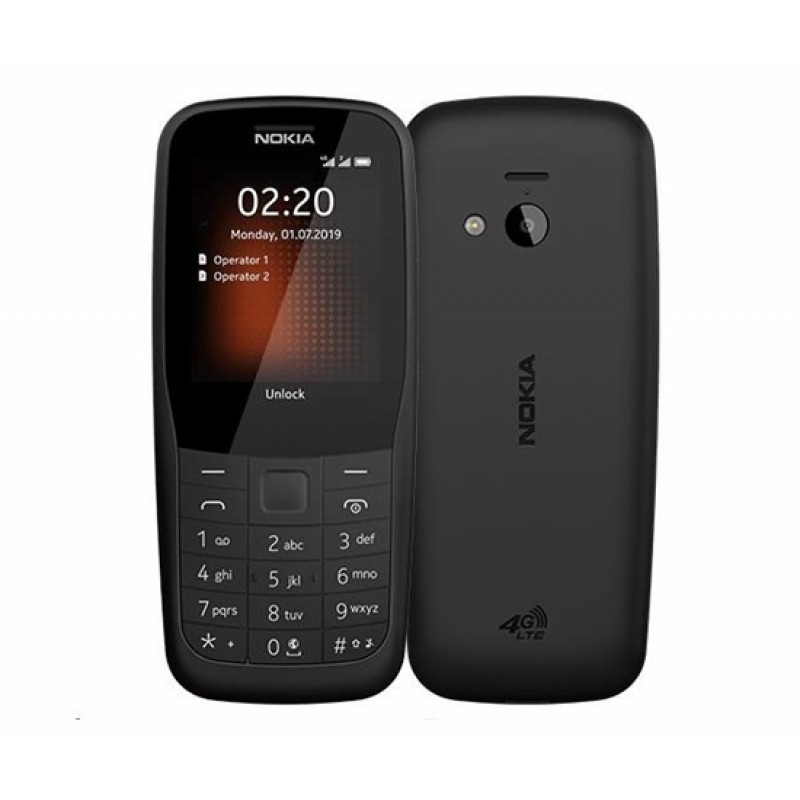 NOKIA 220 4G DUAL SIM ČIERNA