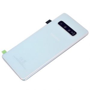Samsung Galaxy S10 (G973F) batériový zadný kryt so sklíčkom fotoaparátu OEM (EU version) biely