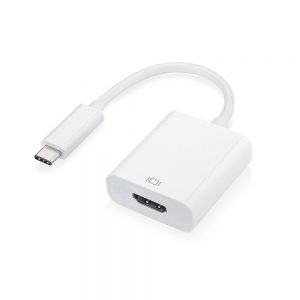 Redukcia TEL1 USB Type C - HDMI 4K biela