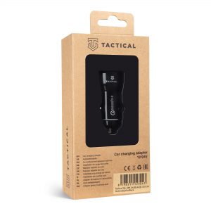 Autonabíjačka Tactical YSL-399 2xUSB 3.1A s funkciou Quick Charge 3.0 čierna