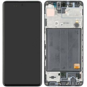 Samsung Galaxy A51 (A515F) – Originál LCD displej a dotyková plocha s rámom čierny (Service Pack)