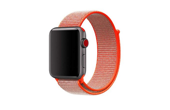 Nylonový remienok Tactical 532 pre Apple Watch 41/40/38mm oranžový #00003033