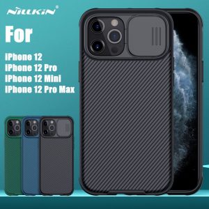 Puzdro Nillkin CamShield iPhone 12 Mini čierne