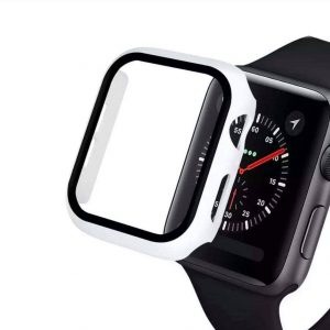 KINGMAS puzdro 360 2v1 Apple Watch Series 4/5/6/SE 44mm biele CA00119E