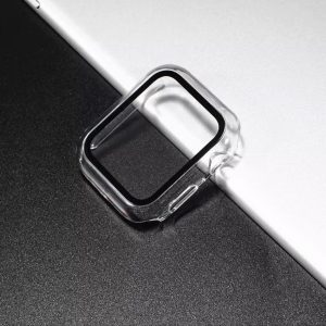 KINGMAS puzdro 360 2v1 Apple Watch Series 4/5/6/SE 44mm transparentné CA00126E