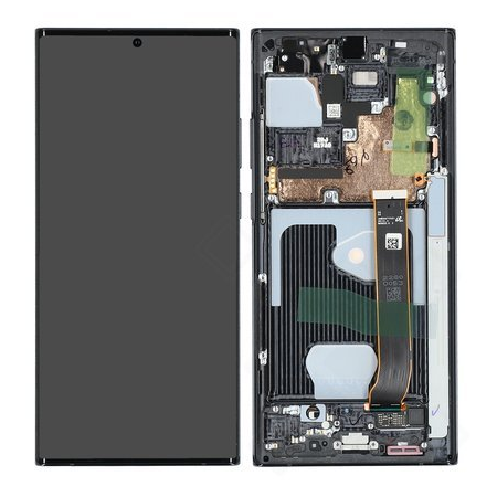 Samsung Galaxy Note 20 Ultra (N985F) - Originál LCD displej a dotyková plocha s rámom čierny (Service Pack)