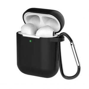 Puzdro KINGMAS pre Apple AirPods 1/2 čierne