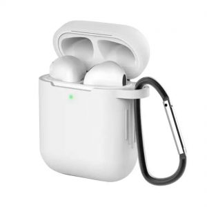 Puzdro KINGMAS pre Apple AirPods 1/2 biele