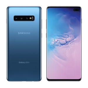 Samsung Galaxy S10 Plus (G975F) – Originál LCD displej a dotyková plocha s rámom modrý (Service Pack)
