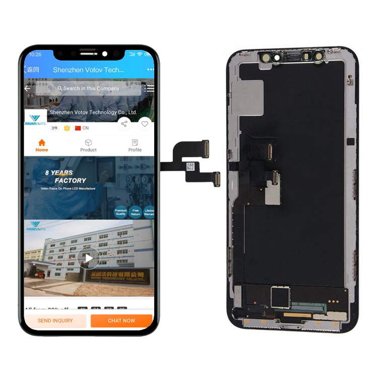 iPhone XS Max – LCD displej a dotyková plocha HiPix OLED čierny