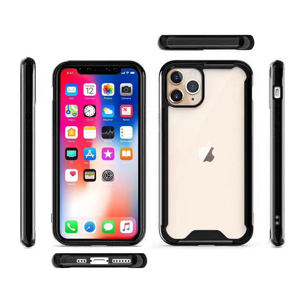 Puzdro TEL1 Protect Acrylic Case iPhone 13 Pro čierne – Obrázok 2