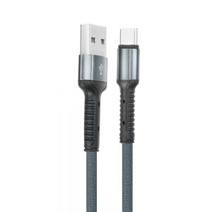 Dátový kábel LDNIO LS63 USB - Type C 3.0 Ultra Fast Charge 1m sivý