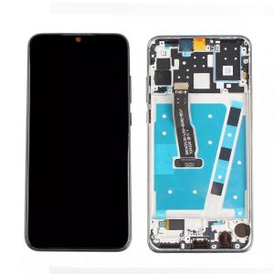Huawei P30 Lite (MAR-LX1A) – LCD displej a dotyková plocha s rámom pre 48MP fotoaparát OEM čierny
